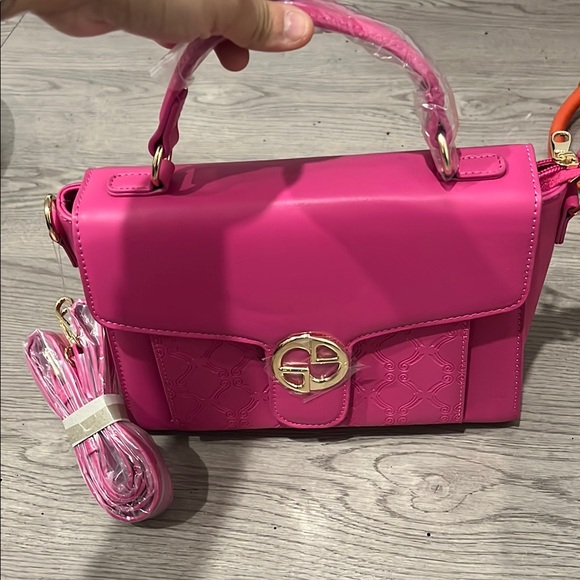 3 For $25 ~ Pink vegan bag ~ - Picture 1 of 3